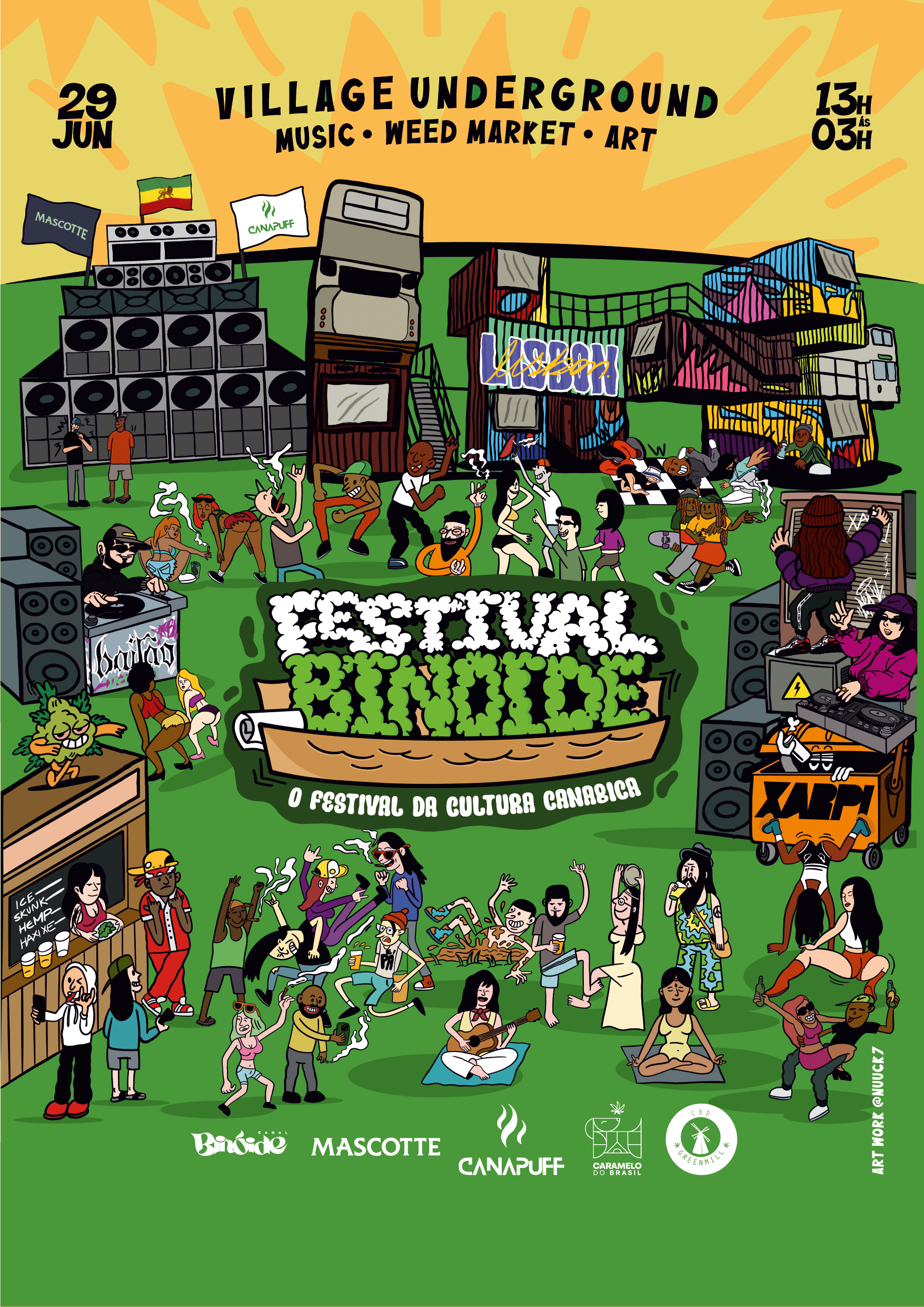 Festival Binóide: Uma Celebração da Cultura Canábica com a Kaya e Smoke Up