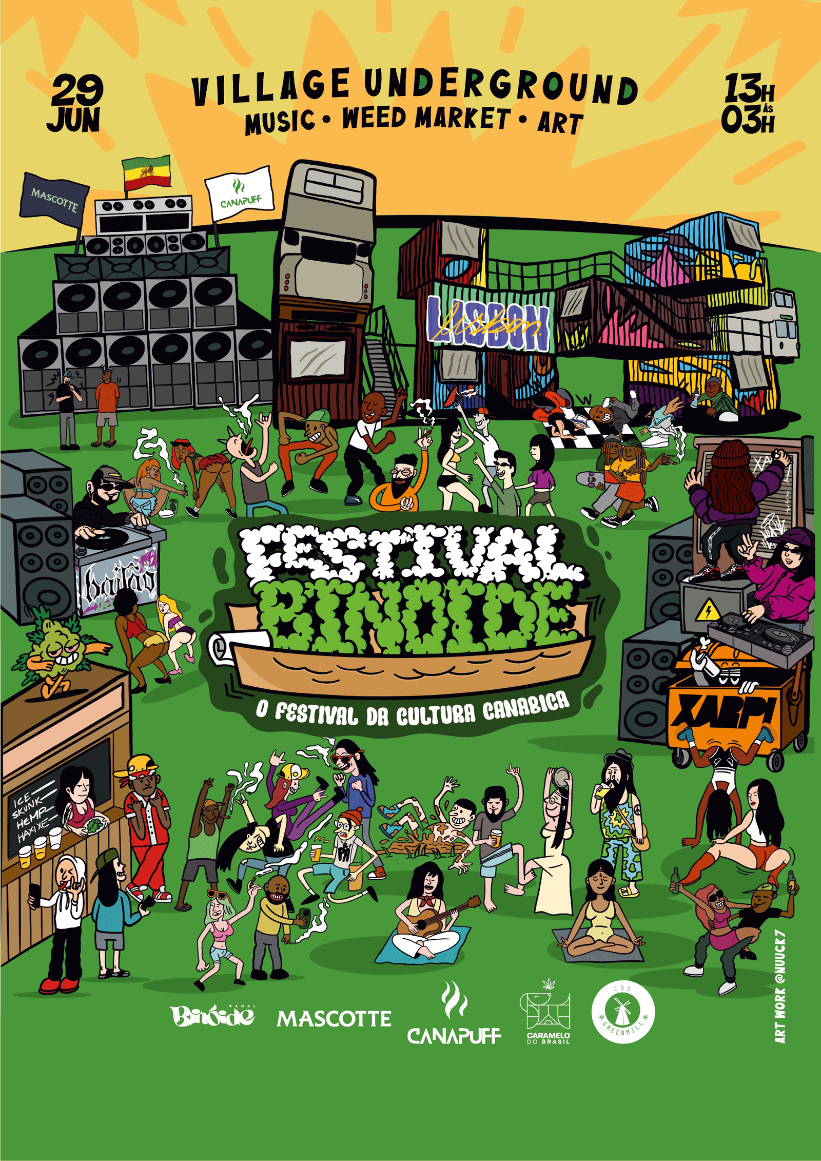 Festival Binóide: Uma Celebração da Cultura Canábica com a Kaya e Smoke Up