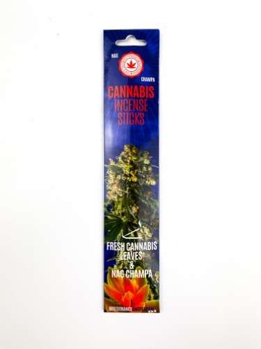 Incenso Nag Champa de Cannabis Fresh Leaves – Um Ritual de Relaxamento Natural para o Bem-Estar Mental e Espiritual