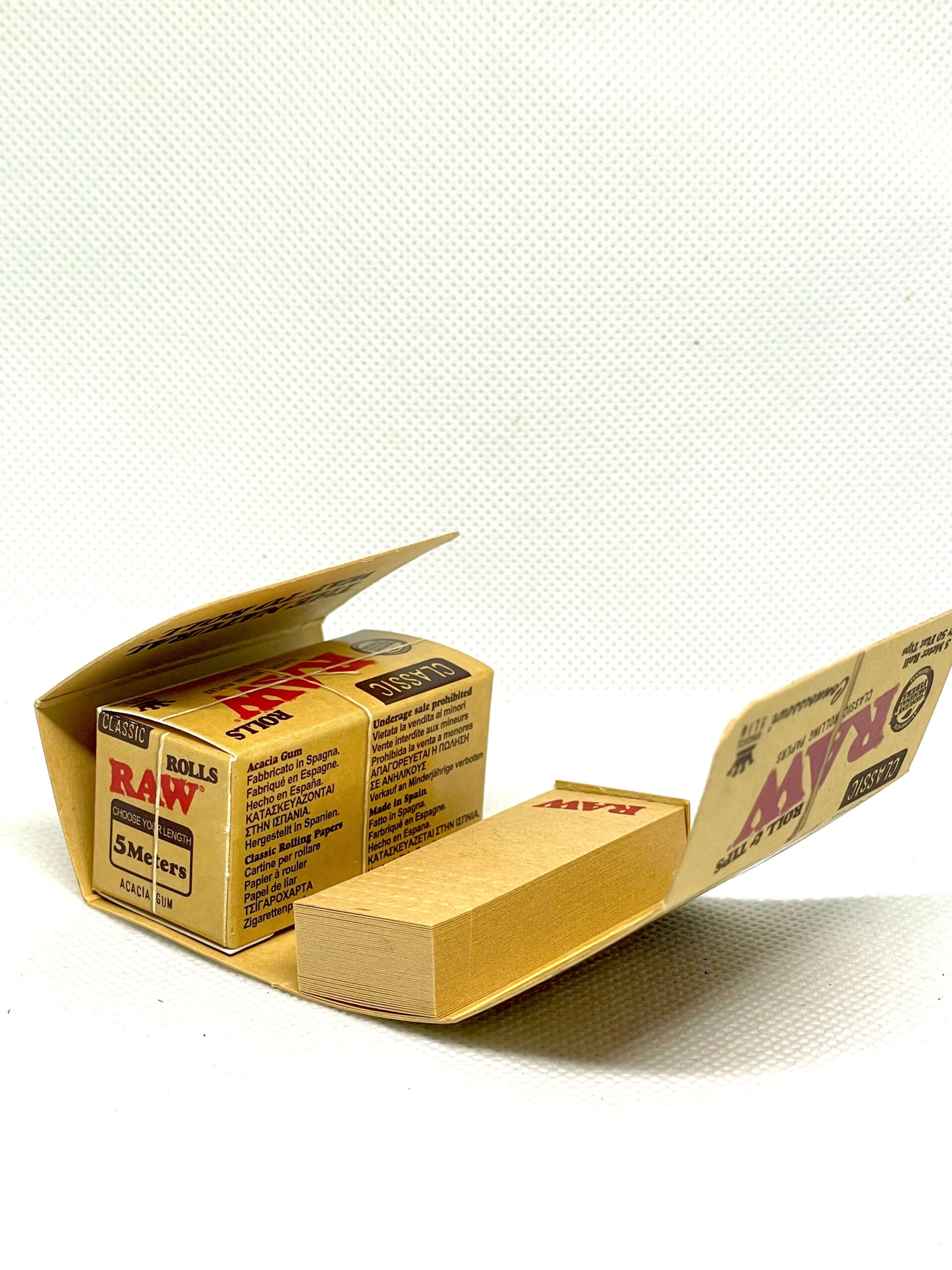 RAW Connoisseur King Size Slim – Rolo de 5 metros com Tips - Imagem 2