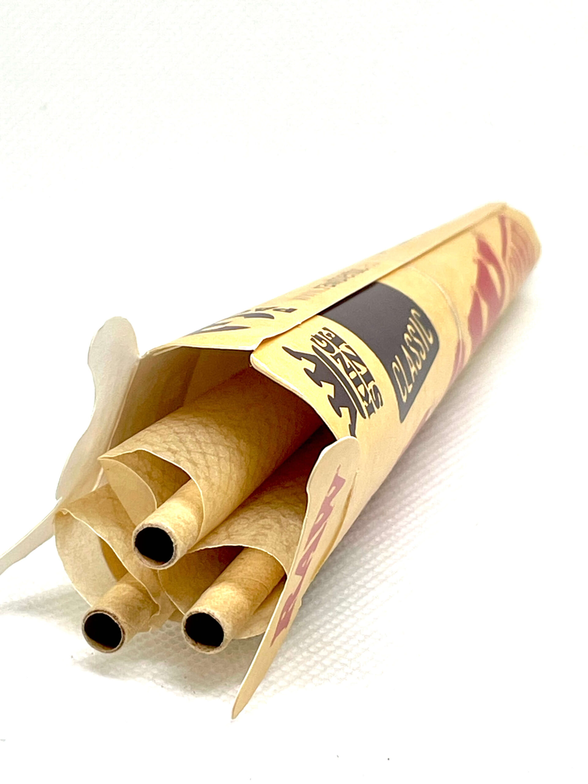 Cones RAW King Size – 100% Naturais | Pack com 3 unidades