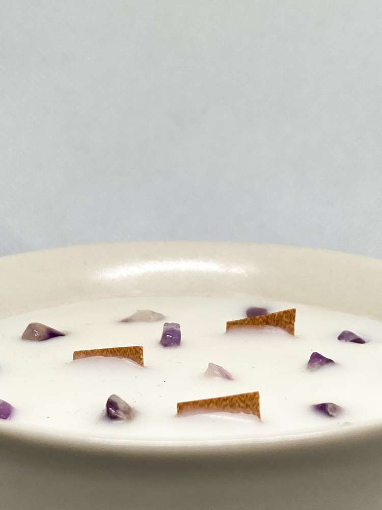 Vela Canábis e Cinzeiro - 2em1 | Pedras energizantes | Hemp e aromas marcantes 100% Naturais - Imagem 3