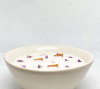 Vela Canábis e Cinzeiro – 2em1 | Pedras energizantes | Hemp e aromas marcantes 100% Naturais